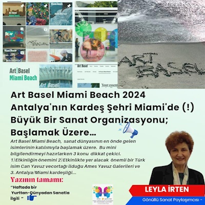 Art Basel Miami Beach – Büyük Bir Sanat Organizasyonu; Başlamak Üzere…  