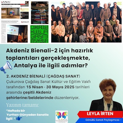 Akdeniz Bienali-2 / Hazırlıklar Başladı...Antalya ile ilgili Adımlar?