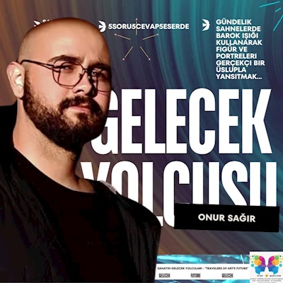 Sanatın Gelecek Yolcusu - Onur Sağır -  Gündelik Sahnelerde Barok Işığı kullanarak Figür ve Portreleri Gerçekçi bir Üslupla Yansıtmaktır.